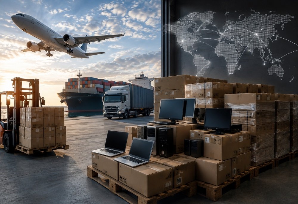 Electronics and sensitive equipment shipping arranged by AL-jarazi Logistics