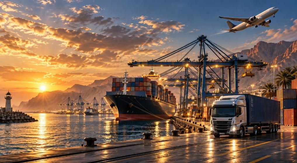 Cargo handling, loading and warehouse operations by AL-jarazi in Salalah, Oman